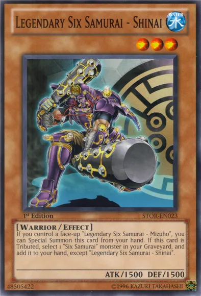 Legendary Six Samurai - Shinai — Storm of Ragnarok — Yu-Gi-Oh!