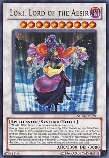 Loki, Lord of the Aesir — Storm of Ragnarok - Unlimited — Yu-Gi-Oh!