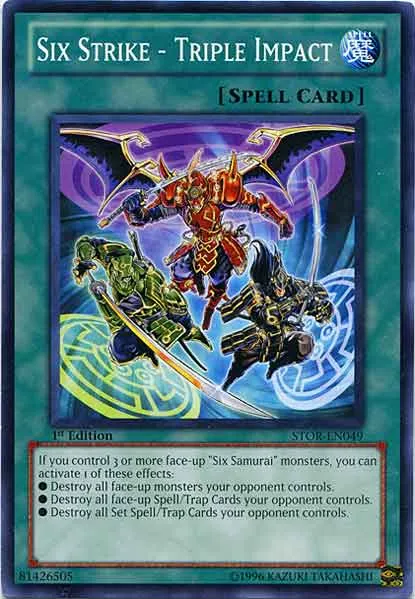 Six Strike - Triple Impact — Storm of Ragnarok — Yu-Gi-Oh!