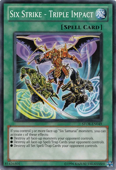 Six Strike - Triple Impact — Storm of Ragnarok - Unlimited — Yu-Gi-Oh!