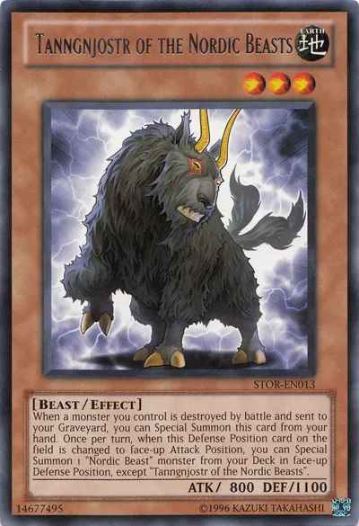 Tanngnjostr of the Nordic Beasts — Storm of Ragnarok - Unlimited — Yu-Gi-Oh!