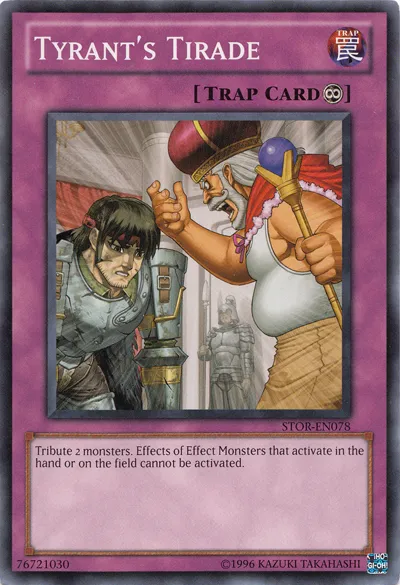 Tirade du Tyran — Storm of Ragnarok - Unlimited — Yu-Gi-Oh!