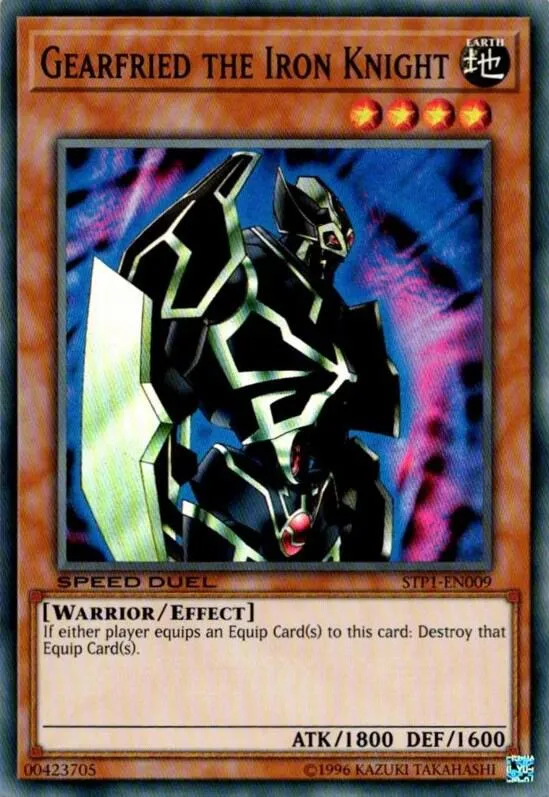 Gearfried the Iron Knight — Speed Duel Tournament Pack 1 — Yu-Gi-Oh!
