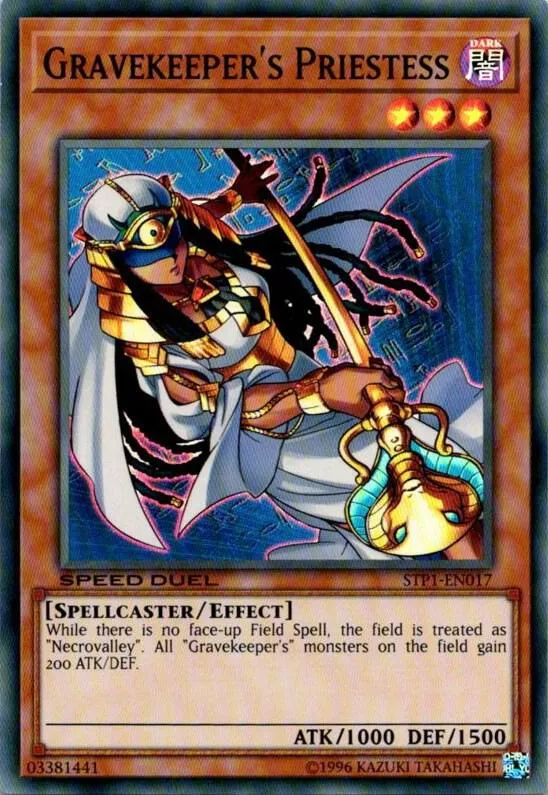 Gravekeeper's Priestess — Speed Duel Tournament Pack 1 — Yu-Gi-Oh!