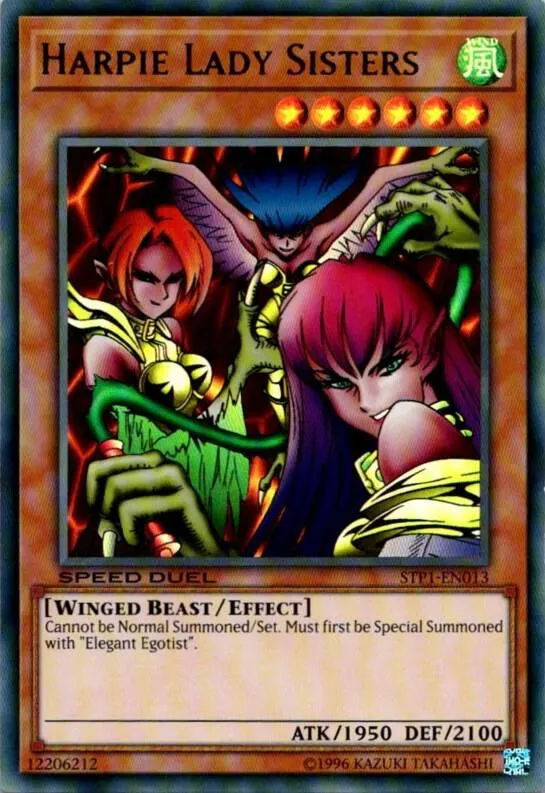 Harpie Lady Sisters — Speed Duel Tournament Pack 1 — Yu-Gi-Oh!