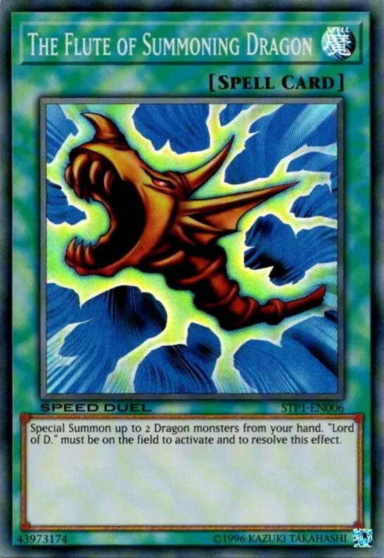 The Flute of Summoning Dragon — Speed Duel Tournament Pack 1 — Yu-Gi-Oh!