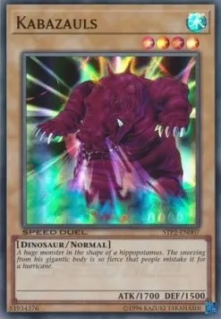 Kabazauls — Speed Duel Tournament Pack 2 — Yu-Gi-Oh!