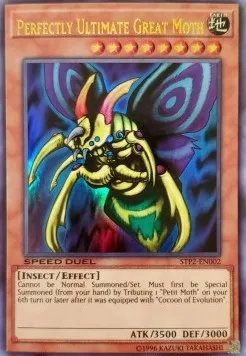 Perfectly Ultimate Great Moth — Speed Duel Tournament Pack 2 — Yu-Gi-Oh!