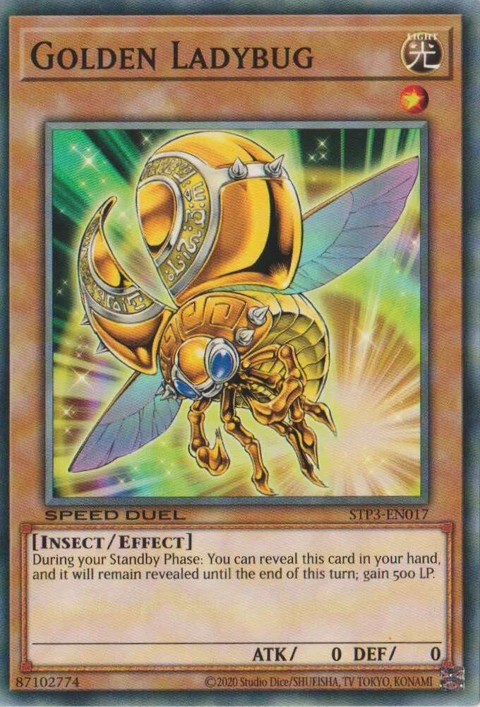 Golden Ladybug — Speed Duel Tournament Pack 3 — Yu-Gi-Oh!