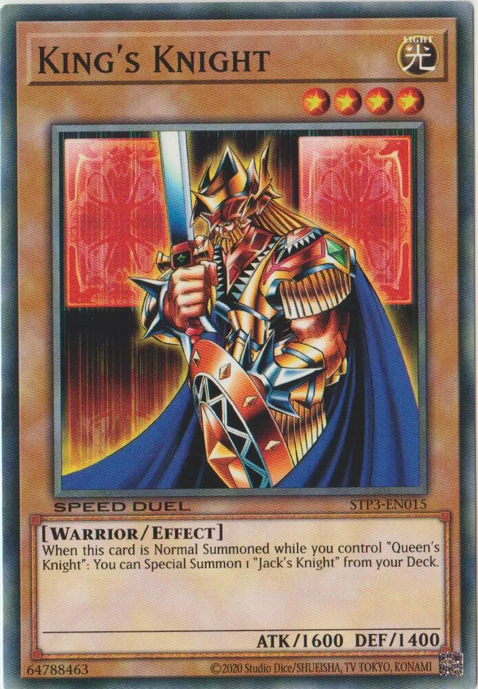 King's Knight — Speed Duel Tournament Pack 3 — Yu-Gi-Oh!