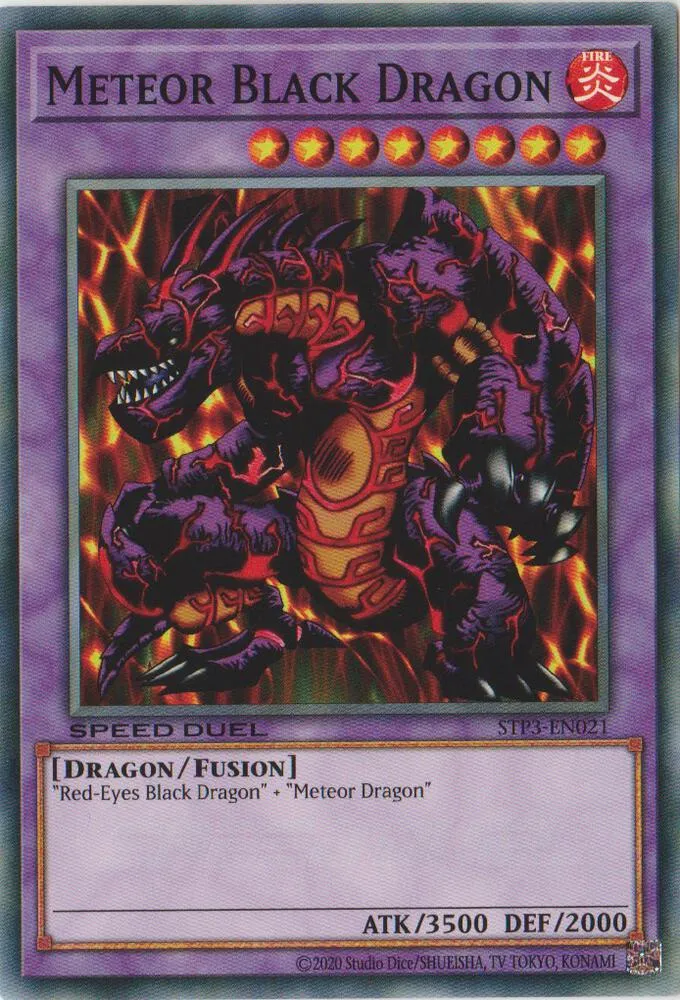 Meteor Black Dragon — Speed Duel Tournament Pack 3 — Yu-Gi-Oh!