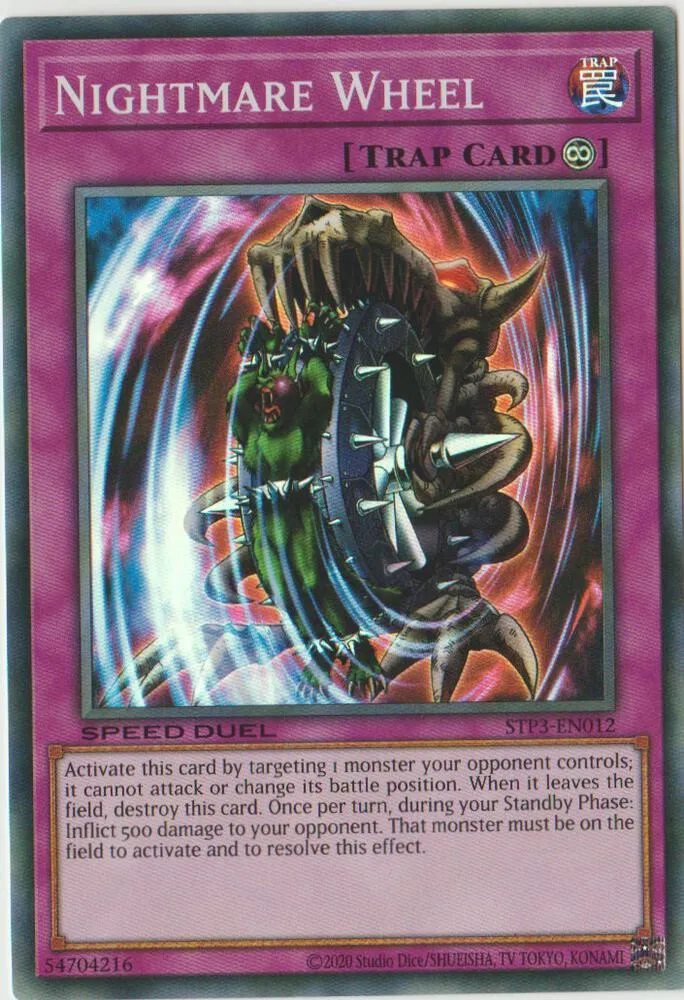 Nightmare Wheel — Speed Duel Tournament Pack 3 — Yu-Gi-Oh!