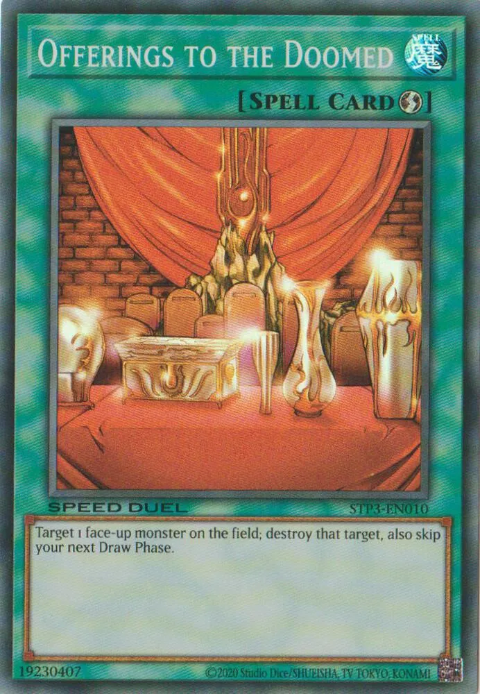 Offerings to the Doomed — Speed Duel Tournament Pack 3 — Yu-Gi-Oh!