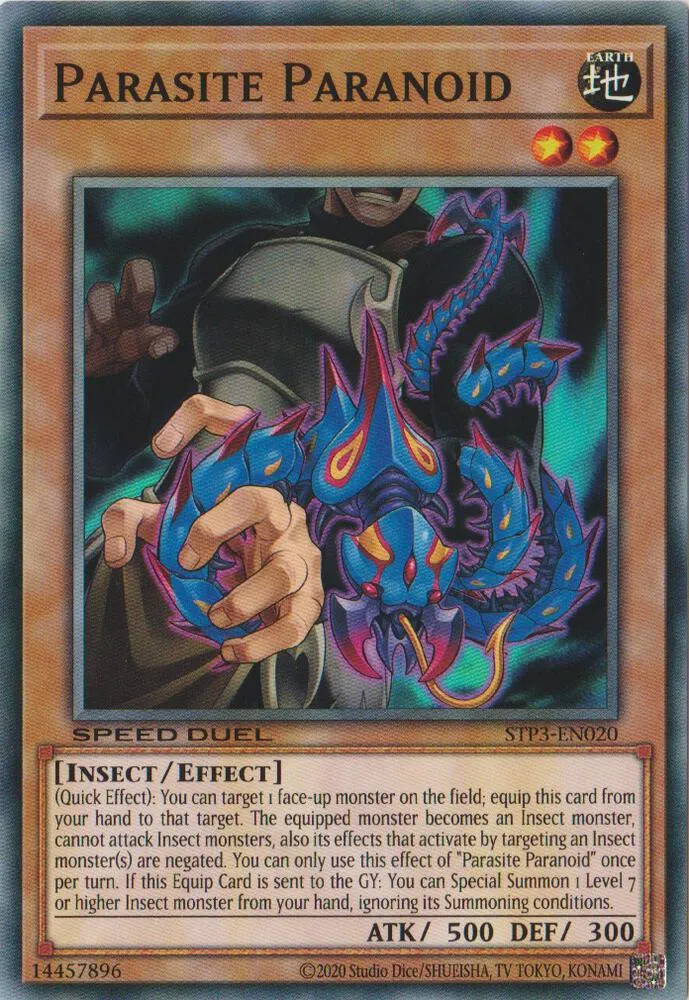 Parasite Paranoid — Speed Duel Tournament Pack 3 — Yu-Gi-Oh!