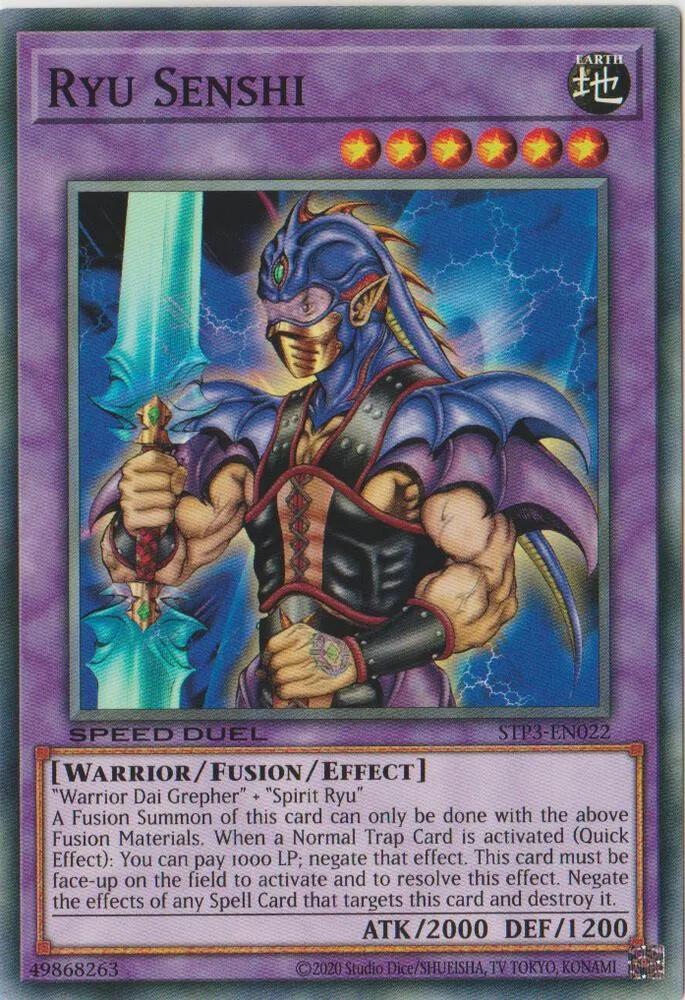 Ryu Senshi — Speed Duel Tournament Pack 3 — Yu-Gi-Oh!