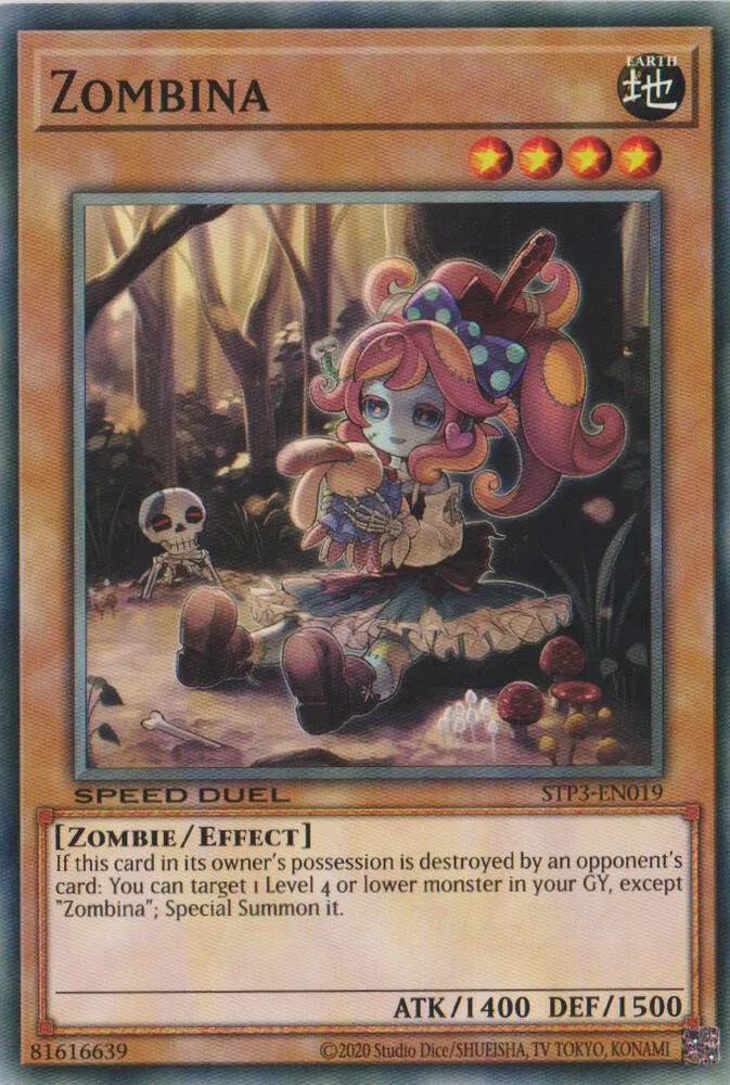 Zombina — Speed Duel Tournament Pack 3 — Yu-Gi-Oh!