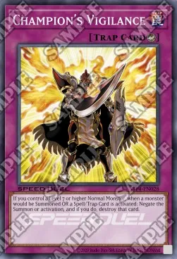 Champion's Vigilance — Speed Duel Tournament Pack 4 — Yu-Gi-Oh!