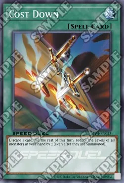 Cost Down — Speed Duel Tournament Pack 4 — Yu-Gi-Oh!