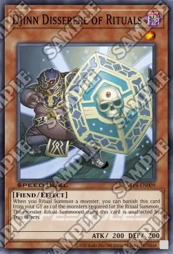 Djinn Disserere of Rituals — Speed Duel Tournament Pack 4 — Yu-Gi-Oh!