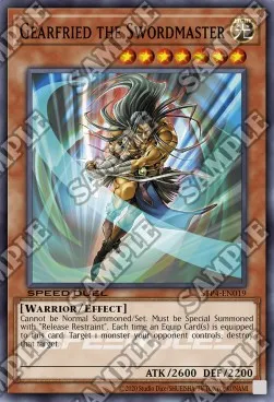 Gearfried the Swordmaster — Speed Duel Tournament Pack 4 — Yu-Gi-Oh!