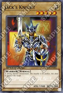 Jack's Knight — Speed Duel Tournament Pack 4 — Yu-Gi-Oh!