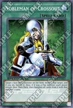 Nobleman of Crossout — Speed Duel Tournament Pack 4 — Yu-Gi-Oh!