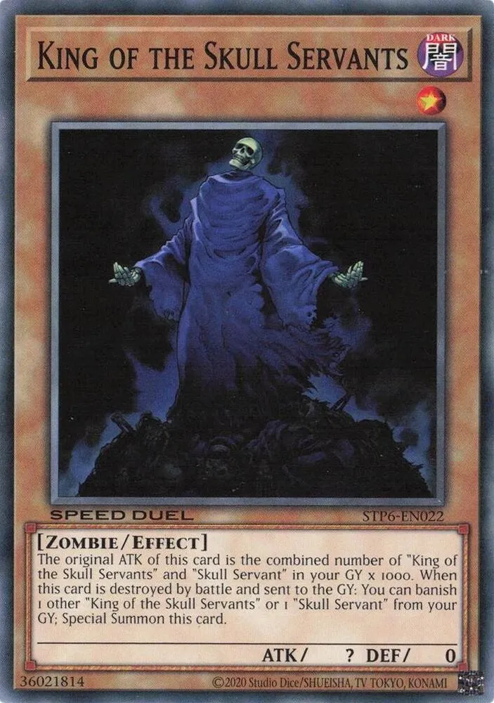 Roi des Crânes Serviteurs — Speed Duel Tournament Pack 6 — Yu-Gi-Oh!