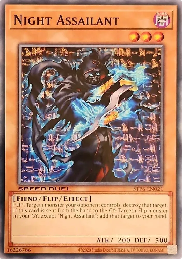 Agresseur Nocturne — Speed Duel Tournament Pack 6 — Yu-Gi-Oh!