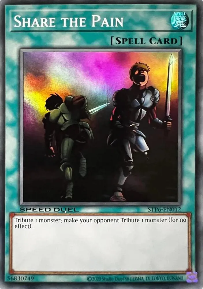 Partagez la Douleur — Speed Duel Tournament Pack 6 — Yu-Gi-Oh!