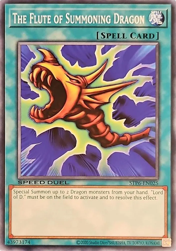 La Flûte d'Invocation du Dragon — Speed Duel Tournament Pack 6 — Yu-Gi-Oh!
