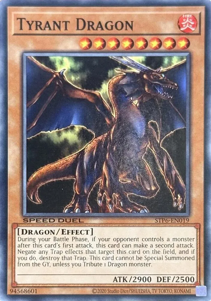 Dragon Tyran — Speed Duel Tournament Pack 6 — Yu-Gi-Oh!