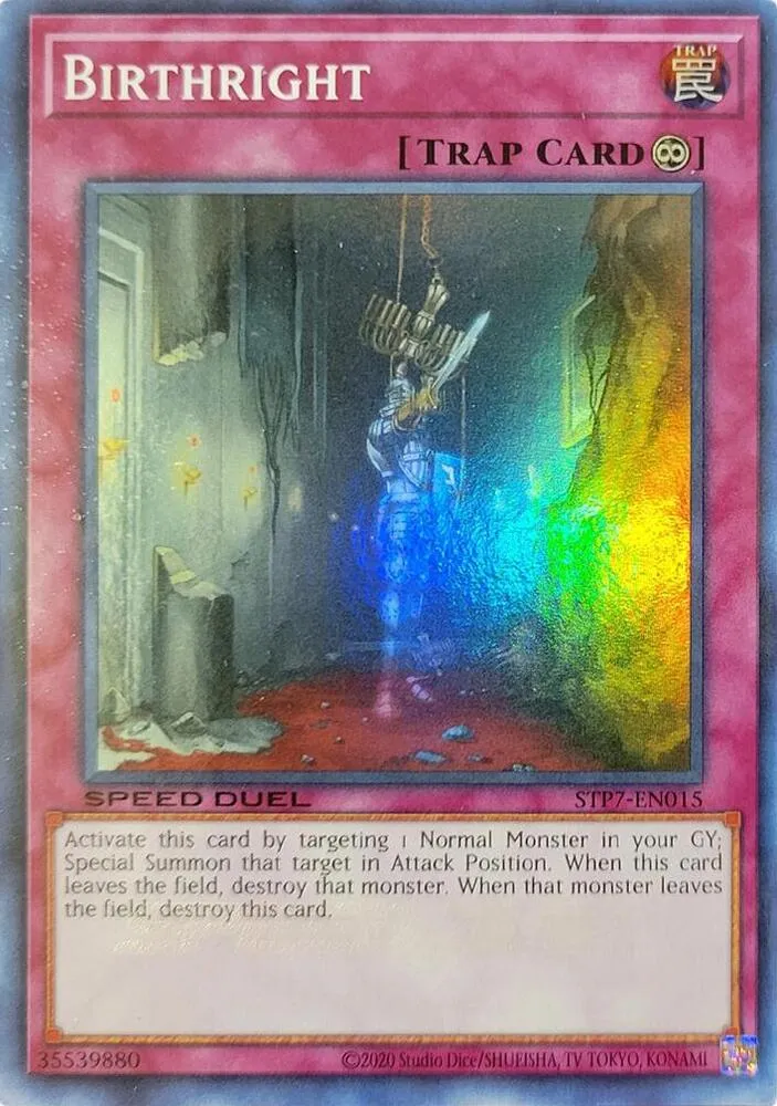 Droit d'Aînesse — Speed Duel: Tournament Pack 7 — Yu-Gi-Oh!