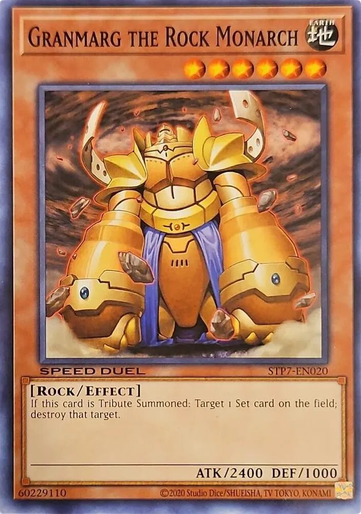 Grandmarg le Monarque des Roches — Speed Duel: Tournament Pack 7 — Yu-Gi-Oh!