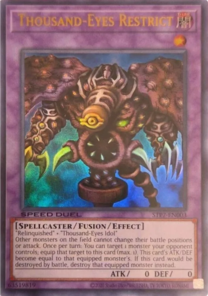 Le Renoncé aux Milles Yeux — Speed Duel: Tournament Pack 7 — Yu-Gi-Oh!