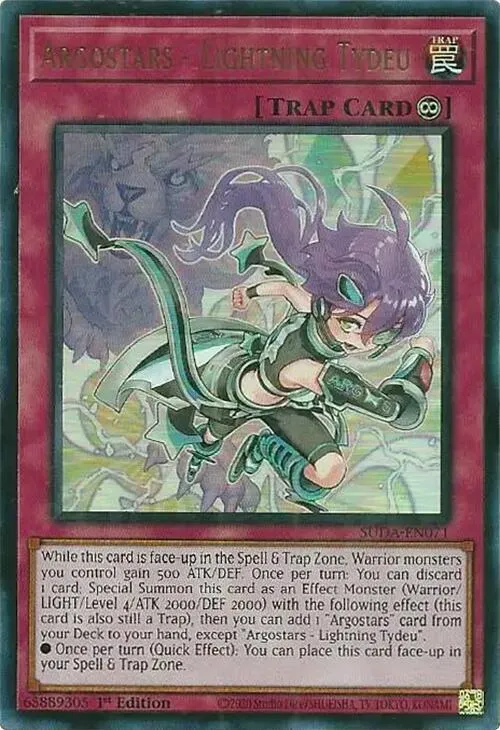 Argostars - Foudroyante Tydéu — Supreme Darkness — Yu-Gi-Oh!