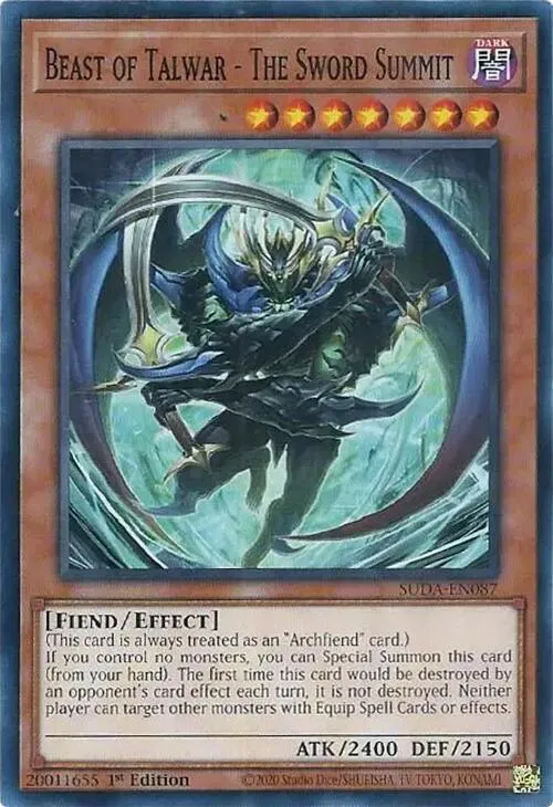 Bête de Talwar - Le Sommet de l'Épée — Supreme Darkness — Yu-Gi-Oh!