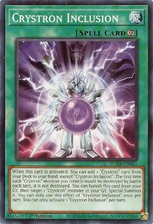 Inclusion Crystron — Supreme Darkness — Yu-Gi-Oh!