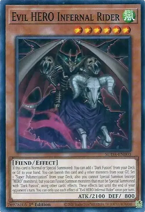 Cavalier de l'Enfer, HÉROS du Mal — Supreme Darkness — Yu-Gi-Oh!