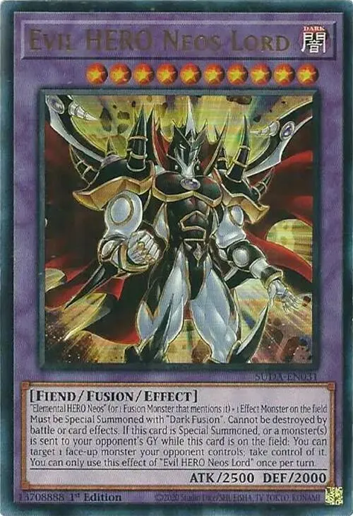 Seigneur Néos, HÉROS du Mal — Supreme Darkness — Yu-Gi-Oh!