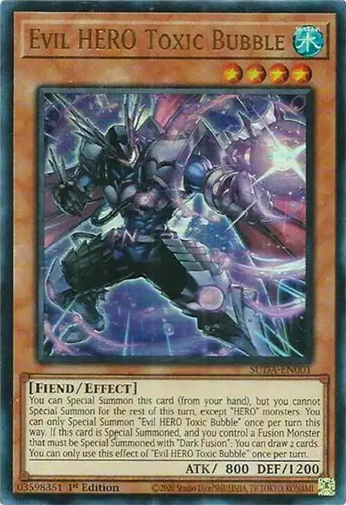 Bubble Toxique, HÉROS du Mal — Supreme Darkness — Yu-Gi-Oh!