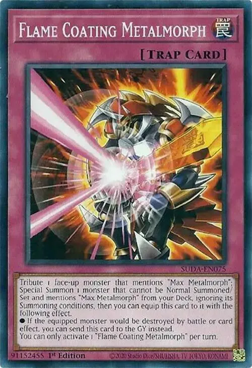 Revêtement de Flamme Métalmorphe — Supreme Darkness — Yu-Gi-Oh!