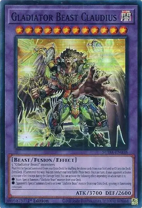 Claudius, Bête Gladiateur — Supreme Darkness — Yu-Gi-Oh!