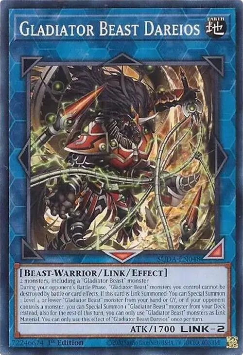 Dareios, Bête Gladiateur — Supreme Darkness — Yu-Gi-Oh!