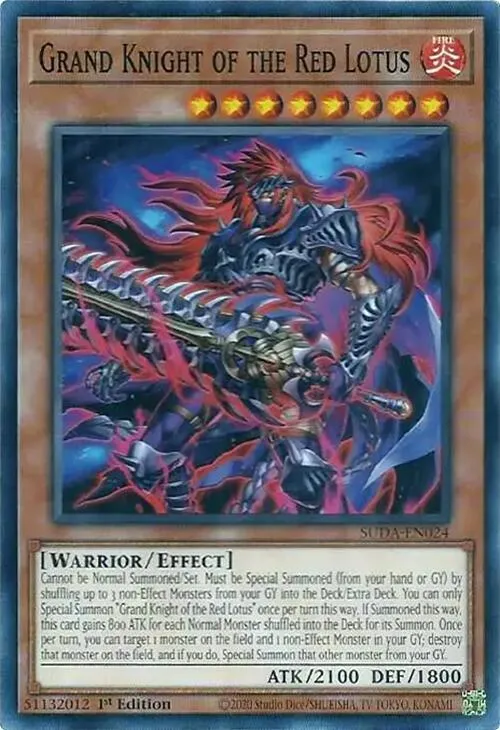 Grand Guerrier Démon du Lotus Écarlate — Supreme Darkness — Yu-Gi-Oh!