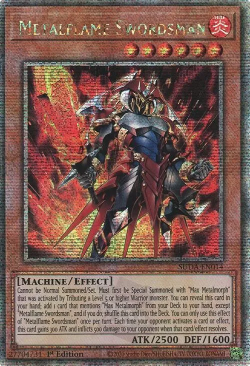 Spadassin des Flammes Métalliques — Supreme Darkness — Yu-Gi-Oh!