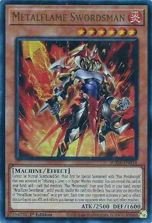 Spadassin des Flammes Métalliques — Supreme Darkness — Yu-Gi-Oh!