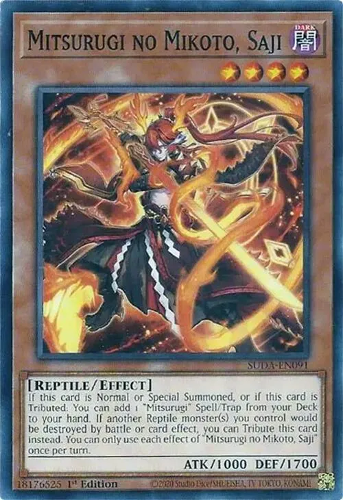 Mitsurugi no Mikoto, Saji — Supreme Darkness — Yu-Gi-Oh!
