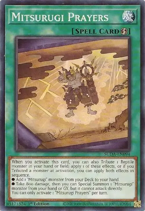 Prières Mitsurugi — Supreme Darkness — Yu-Gi-Oh!