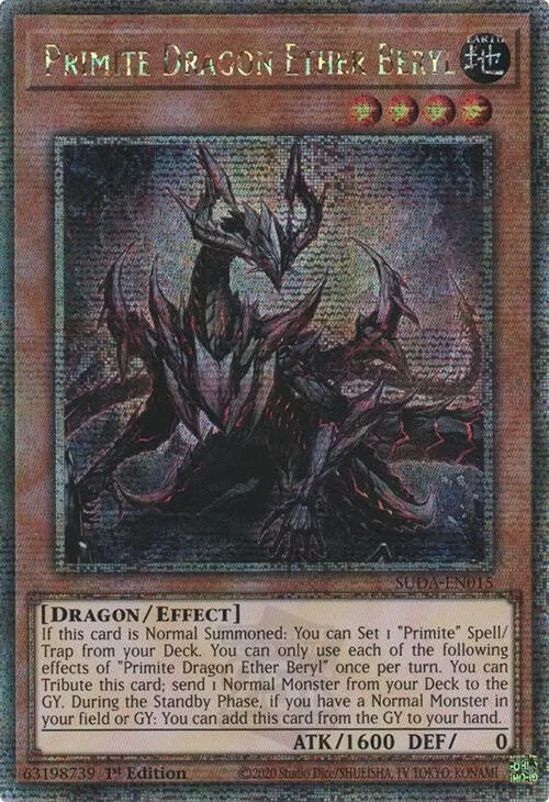 Dragon Béryl Éthérique Primite — Supreme Darkness — Yu-Gi-Oh!