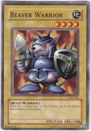 Guerrier Castor — Starter Deck: Yugi Evolution - Unlimited — Yu-Gi-Oh!